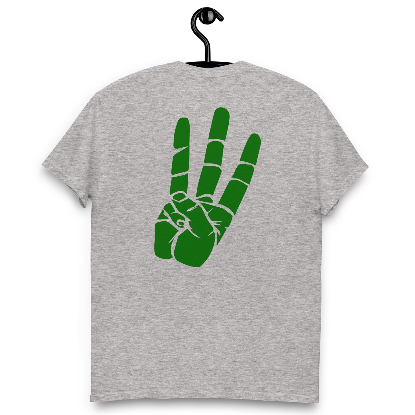 Green Wavy WIN Men's classic tee