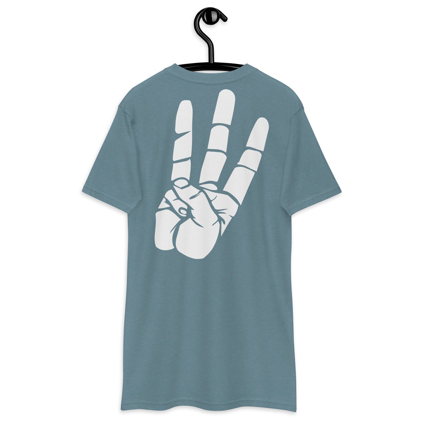 heavyweight tee With "Best apology is a changed behavior" White all over