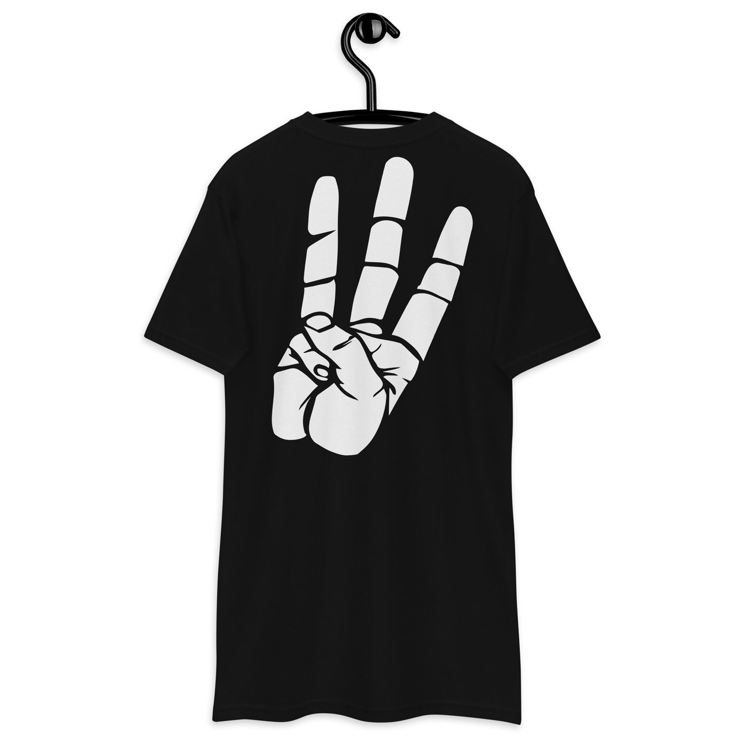 heavyweight tee With "Best apology is a changed behavior" White all over