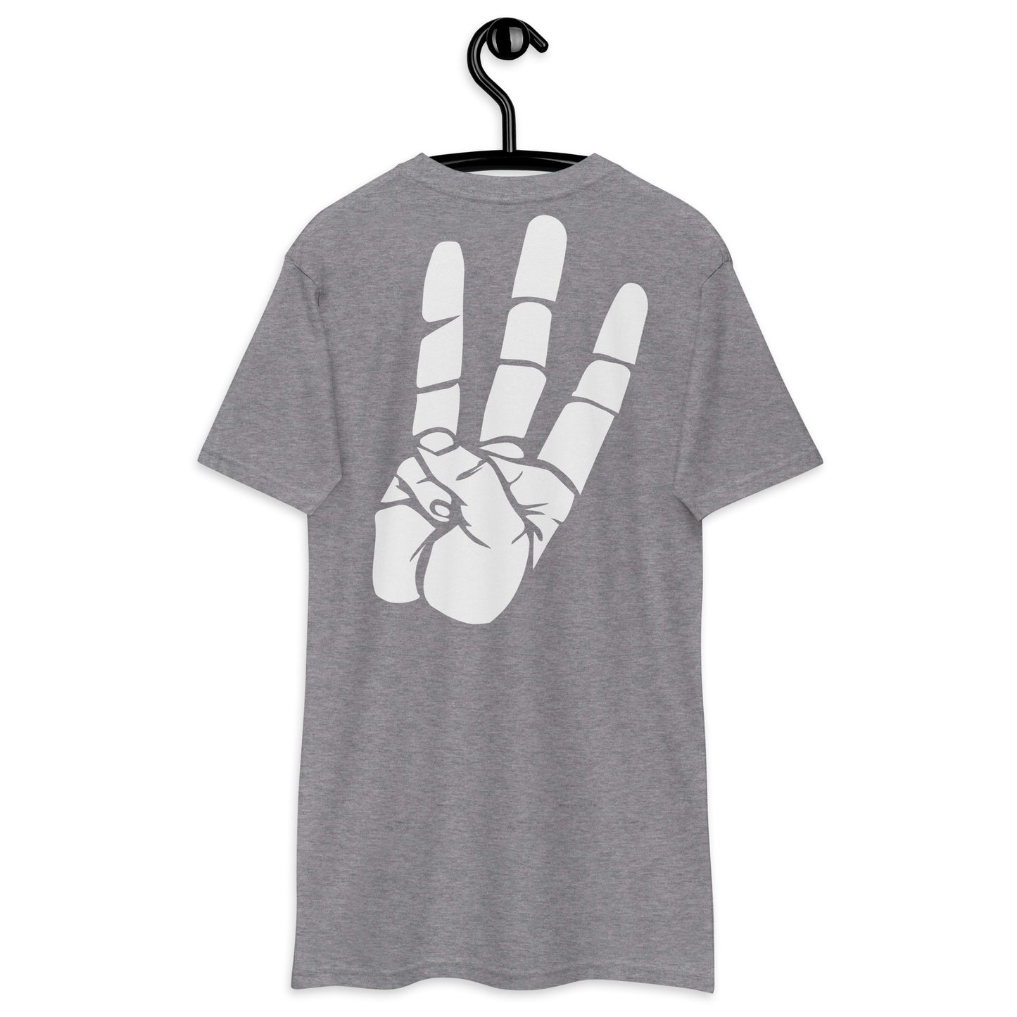 heavyweight tee With "Best apology is a changed behavior" White all over