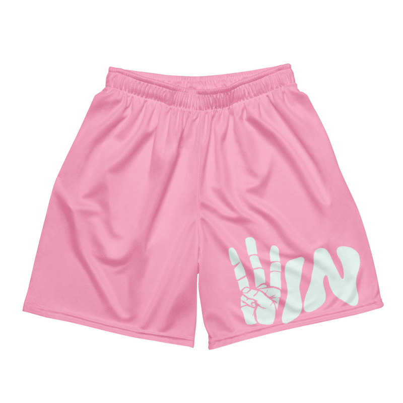 Pink Unisex WIN shorts