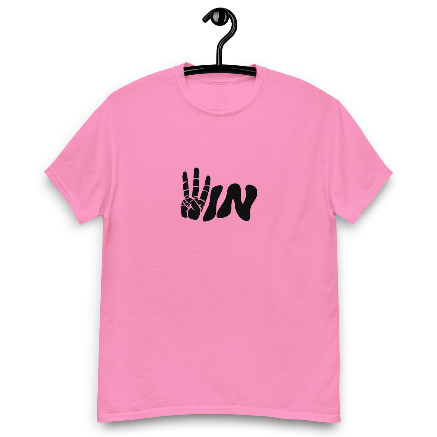 Black Wavy WIN Men's classic tee