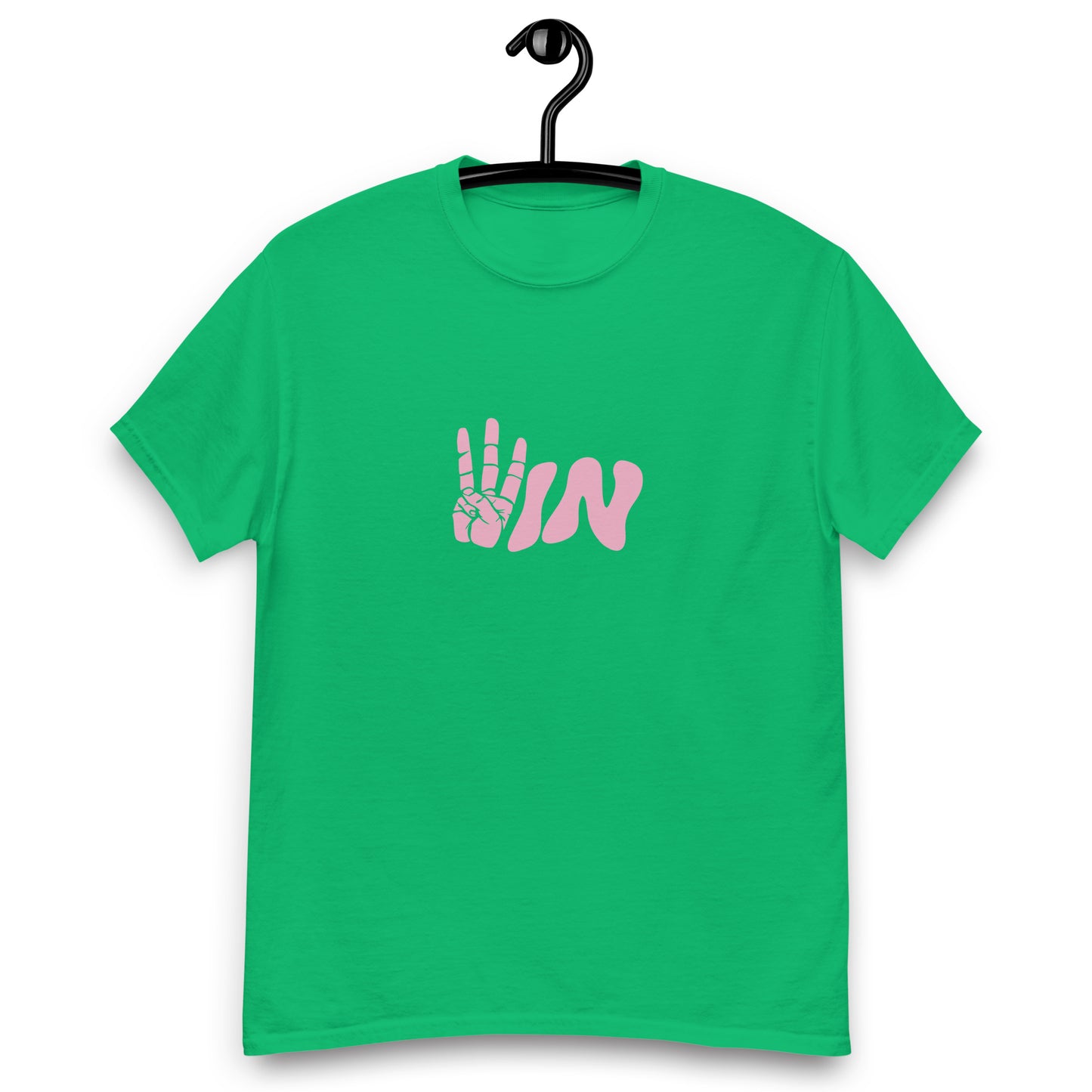 Pink Wavy WIN Men's classic tee