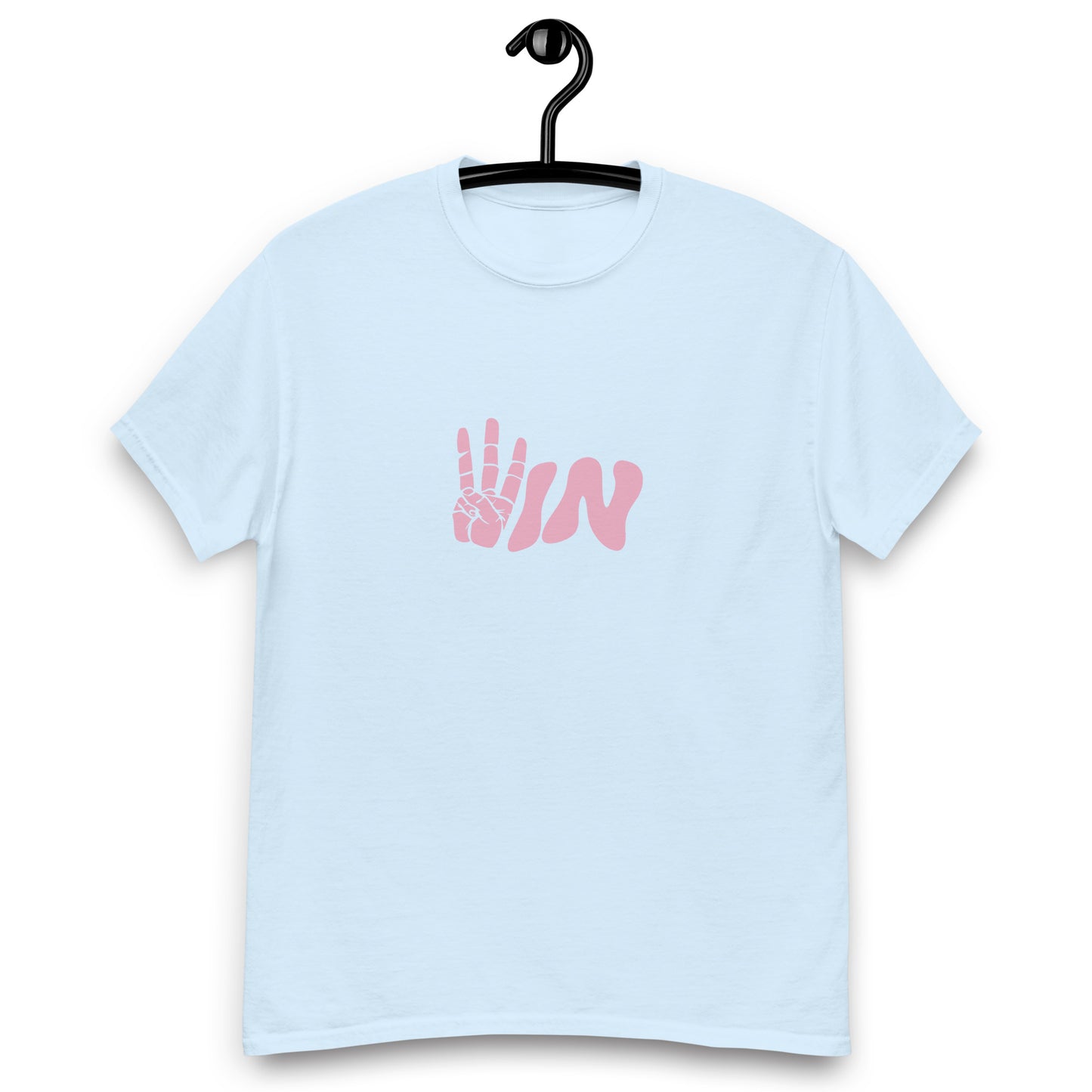 Pink Wavy WIN Men's classic tee