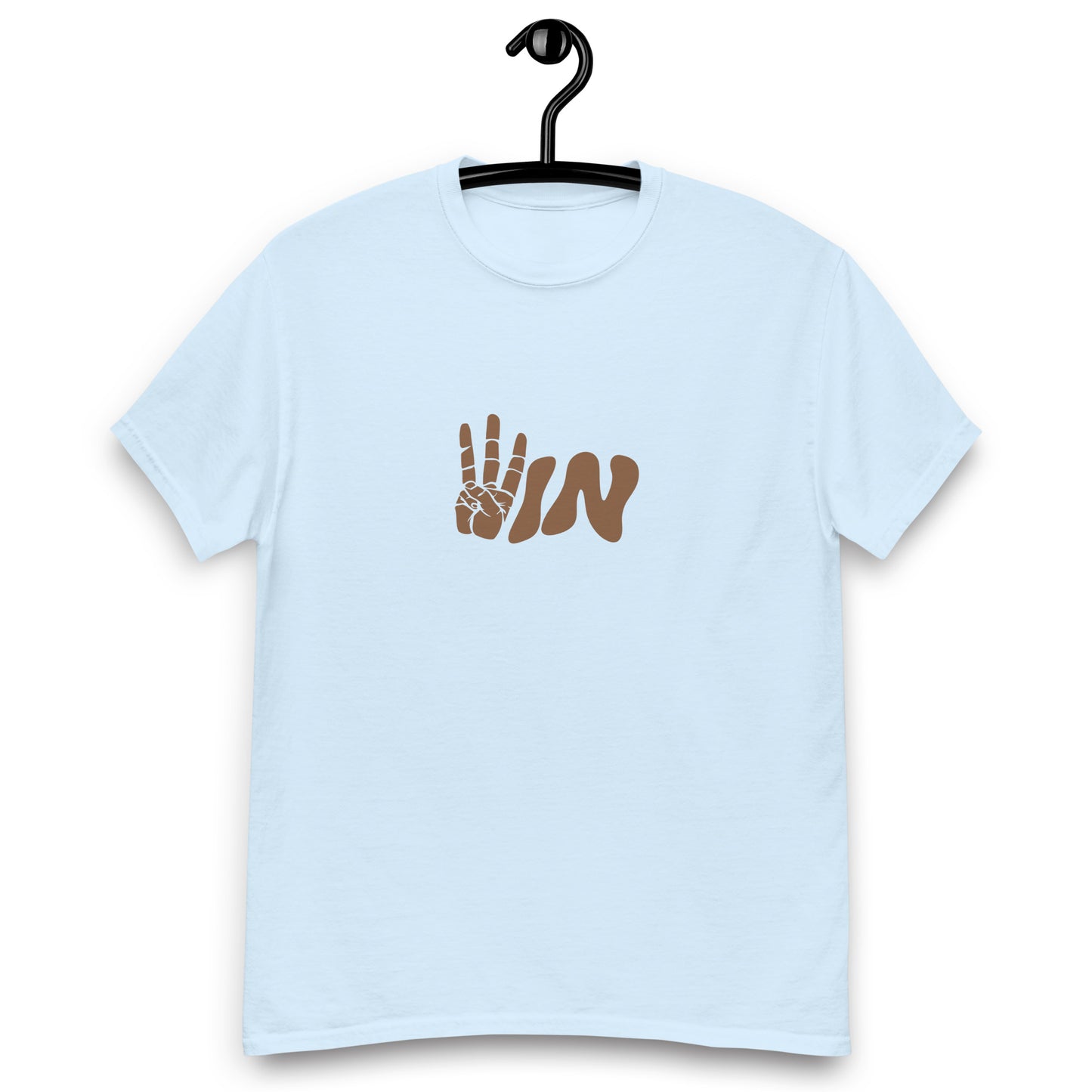 Brown Wavy WIN Men's classic tee