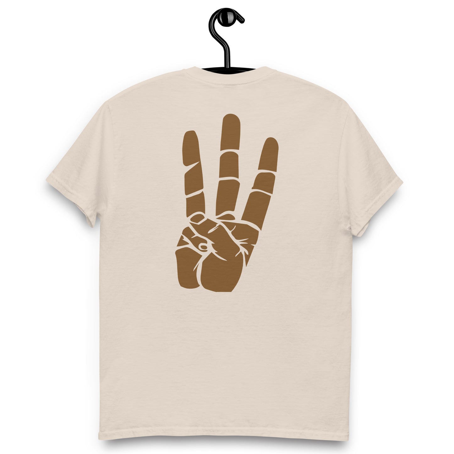 Brown Wavy WIN Men's classic tee