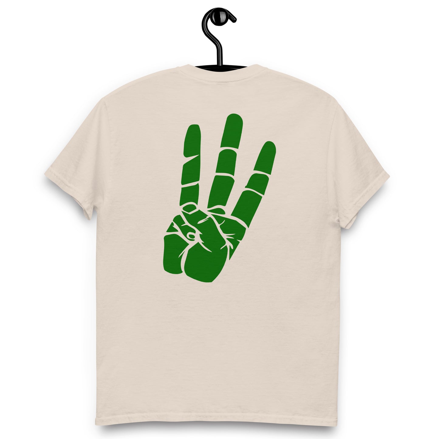 Green Wavy WIN Men's classic tee