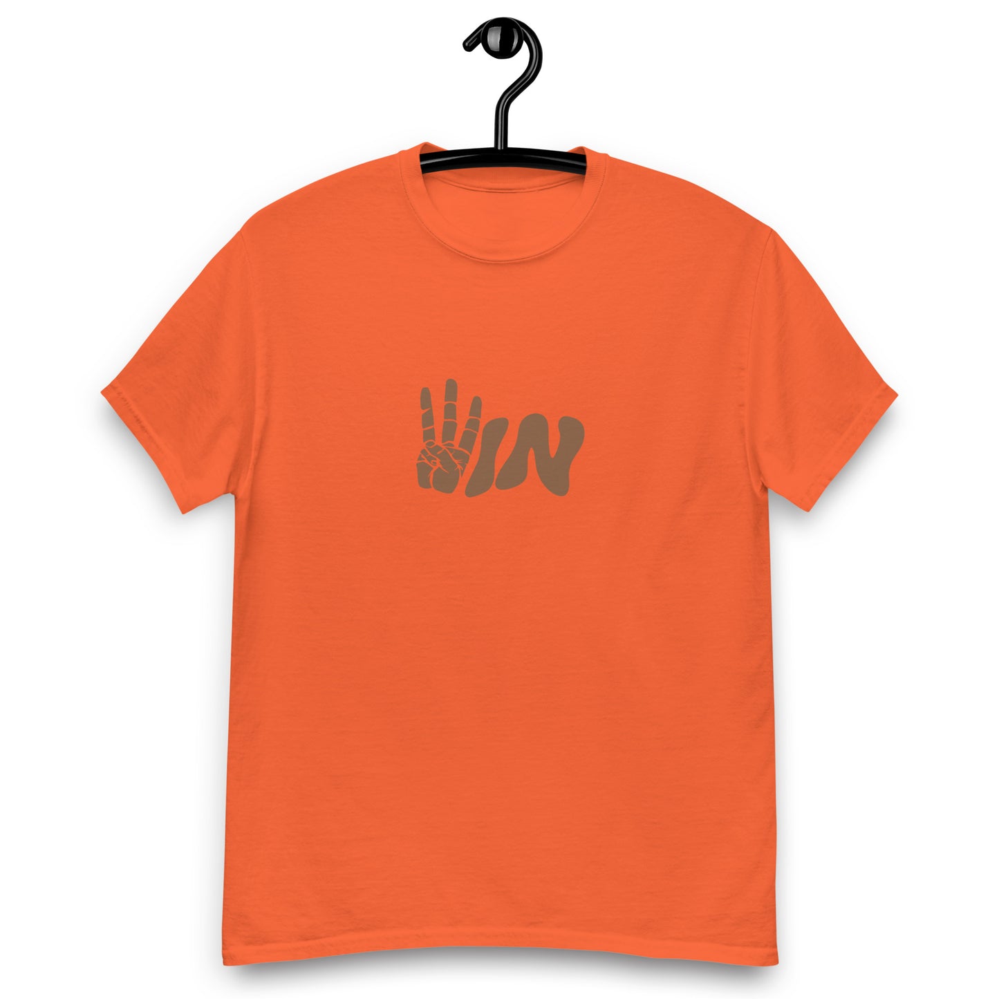 Brown Wavy WIN Men's classic tee