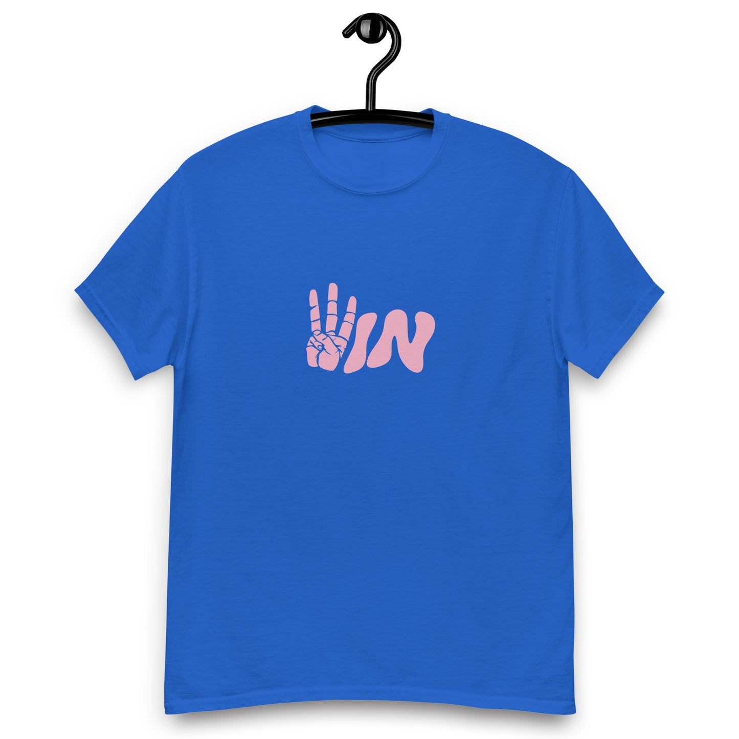 Pink Wavy WIN Men's classic tee