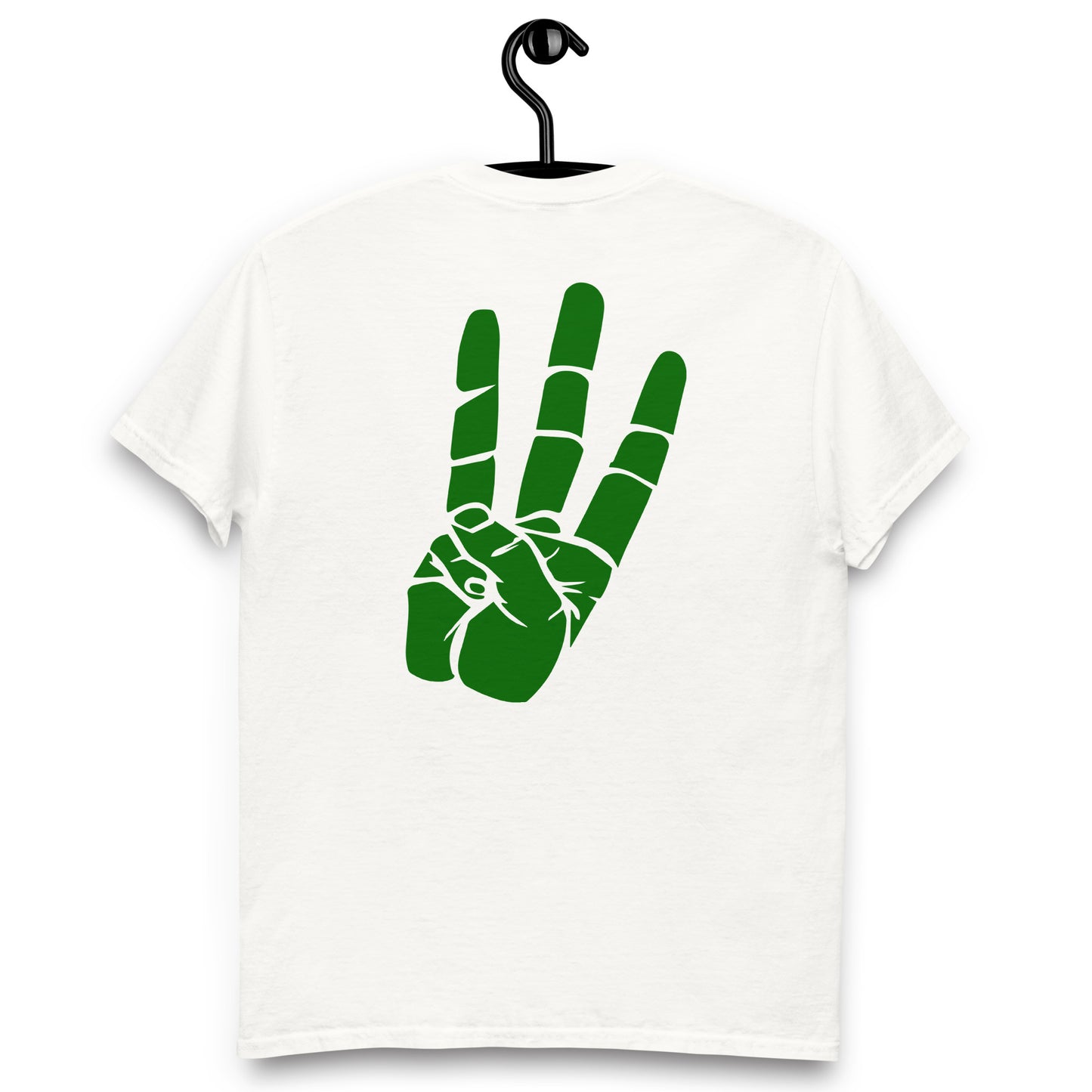 Green Wavy WIN Men's classic tee