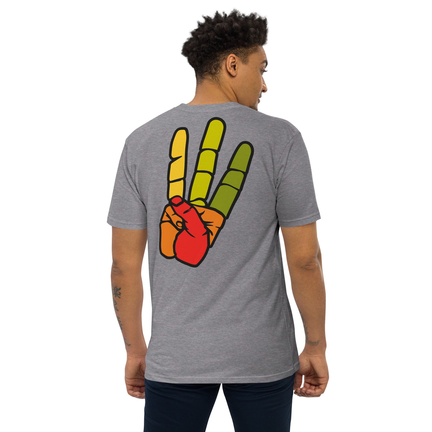 Multicolor Tee with a Muhammad Ali Quote