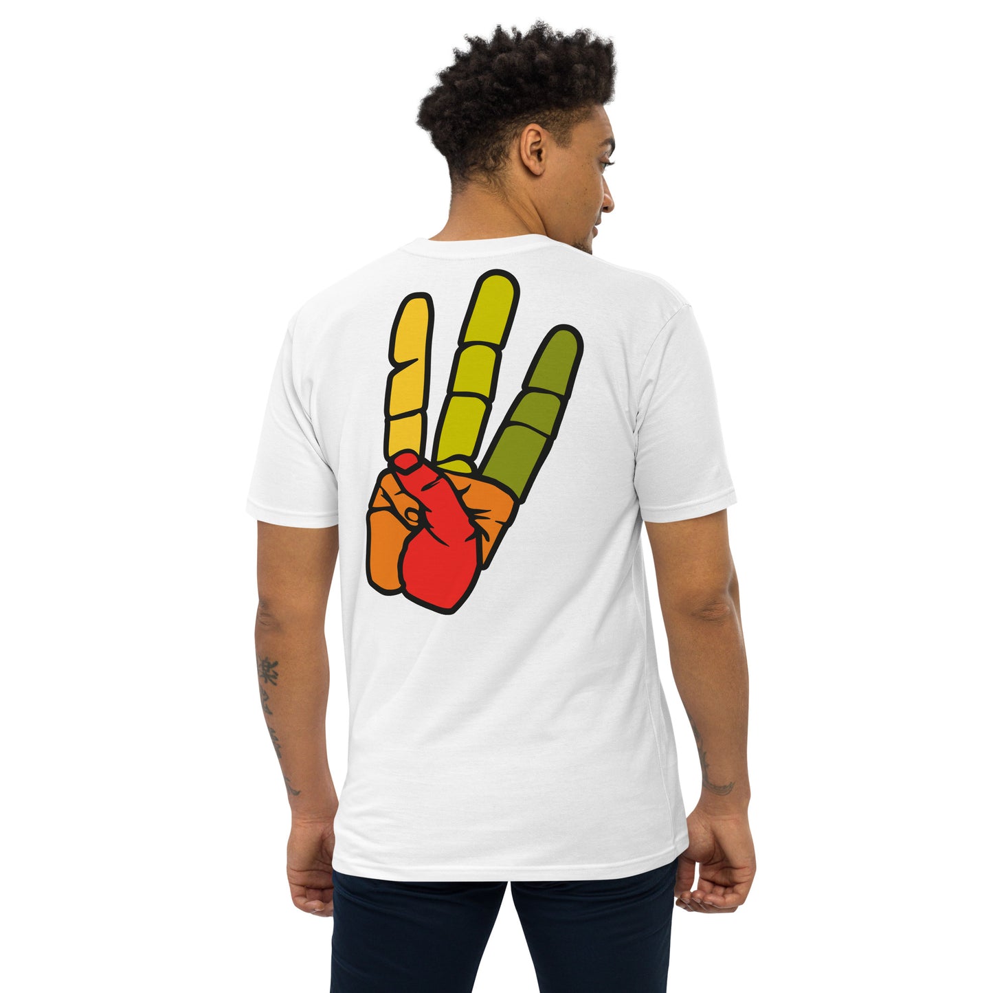 Multicolor Tee with a Muhammad Ali Quote