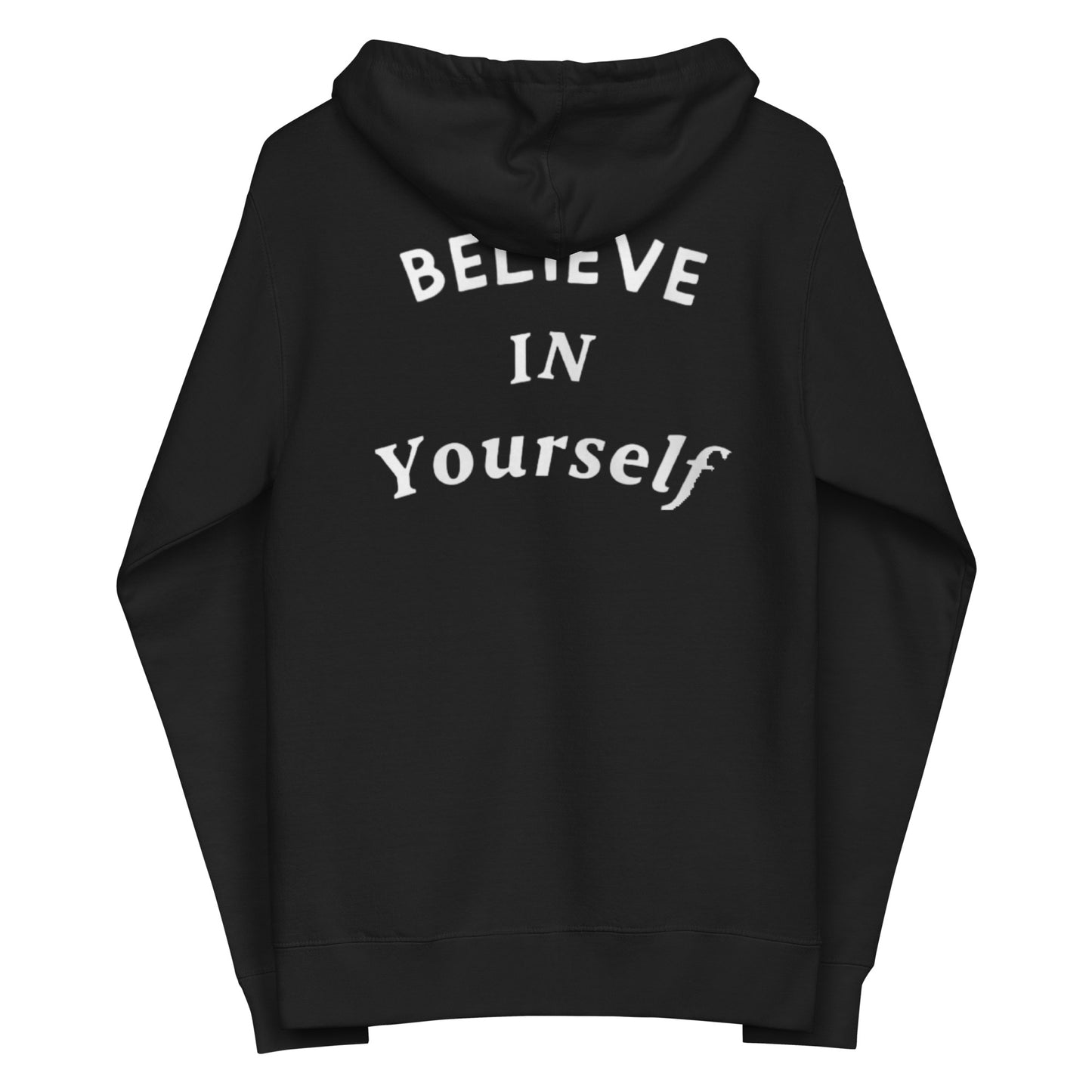 Embroidered WIN fleece zip up hoodie