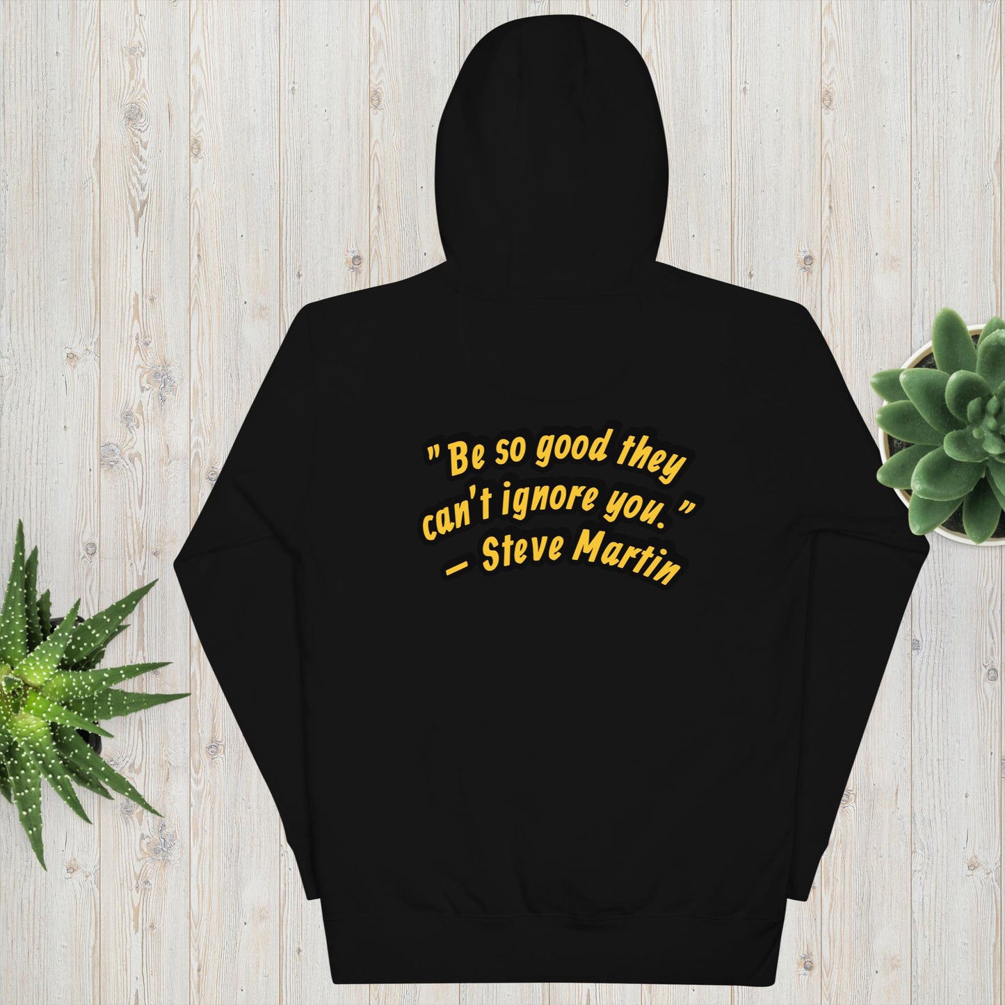 Stitched Unisex Baylor Theme Hoodie With a Steve Martin Quote