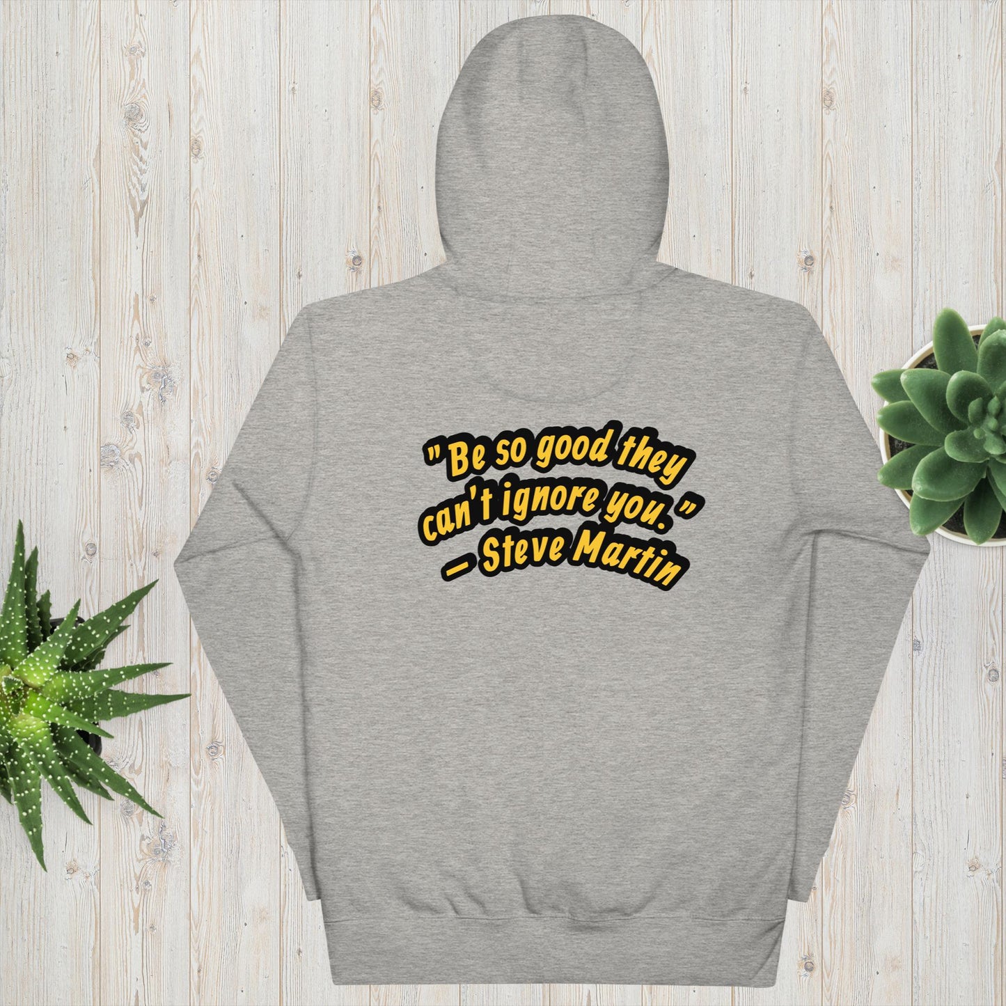 Stitched Unisex Baylor Theme Hoodie With a Steve Martin Quote