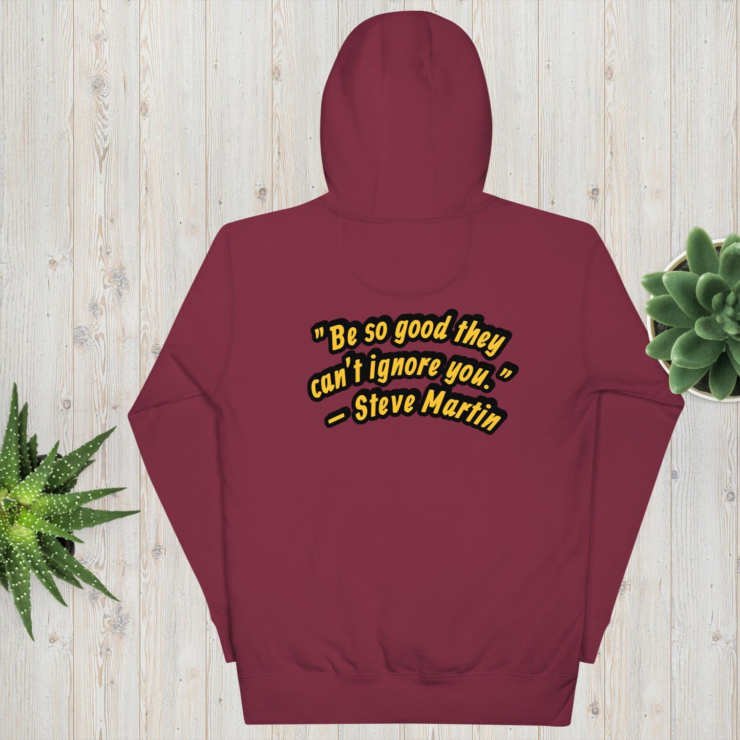 Stitched Unisex Baylor Theme Hoodie With a Steve Martin Quote