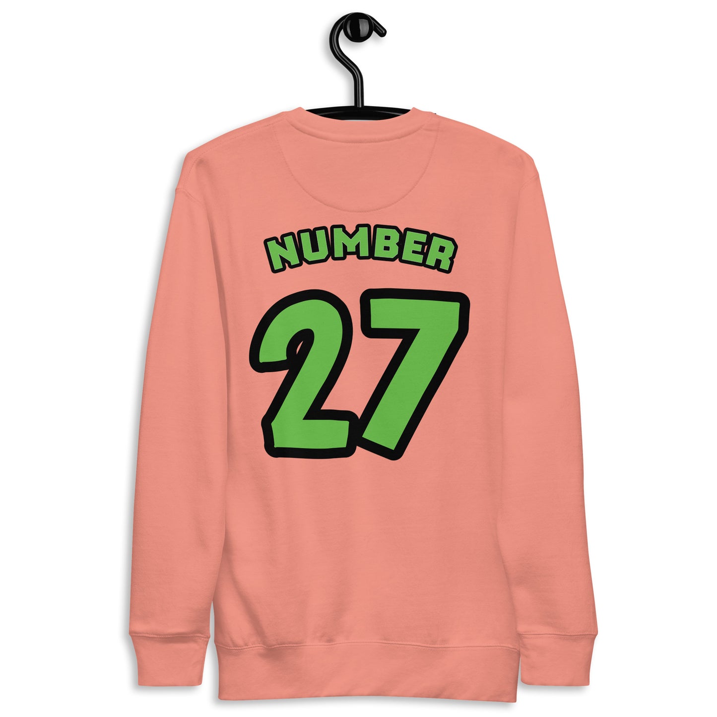 Premium Sweatshirt Green and Black Jersey with a Nipsey Hussle